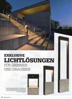 JWdesign Outdoor Lighting Licht+Wohnen magazine 2/2019